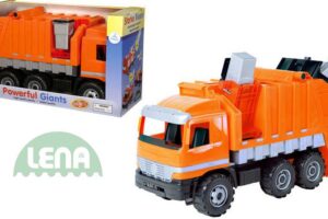 LENA Car Mercedes Müllwagen 75cm 2026 Set kuka Truck mit Mülleimer aus Kunststoff LENA Car Mercedes Müllwagen 75cm 2026 Set kuka Truck mit Mülleimer aus Kunststoff