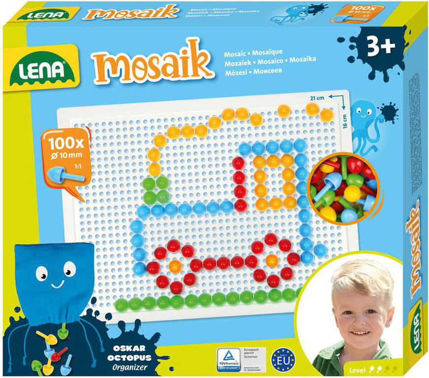 lena-mozaika-barevna-kloboucek-hladky-1cm-100ks-v-krabici LENA Mosaik farbigen Hut glatt 1cm 100pcs in Box LENA Mosaik farbigen Hut glatt 1cm 100pcs in Box