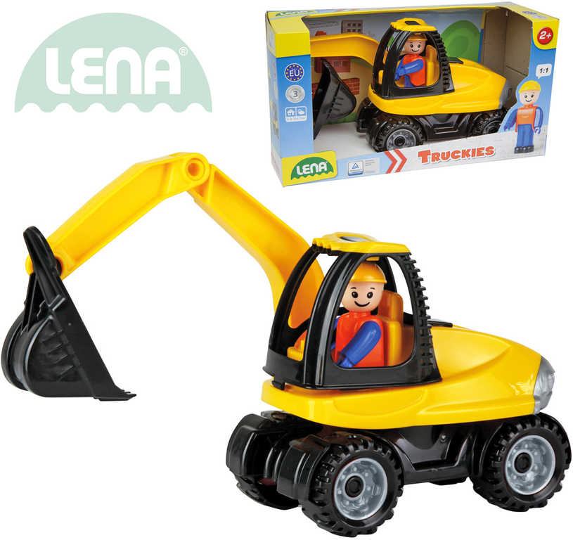 lena-truckies-bagr-25cm-set-baby-auticko-panacek-01621-plast LENA Truckies Bagger 25cm Set Baby Auto + Puppe 01621 Kunststoff LENA Truckies Bagger 25cm Set Baby Auto + Puppe 01621 Kunststoff