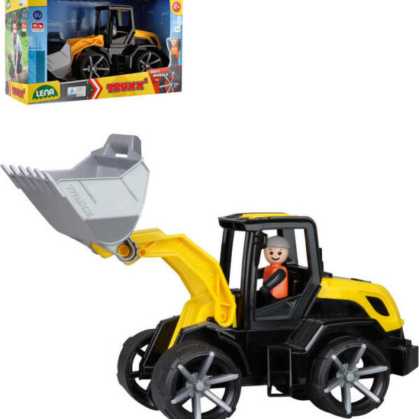 LENA TRUXX 2 Autolader Funktionsset mit Figur aus Kunststoff im Karton LENA TRUXX 2 Autolader Funktionsset mit Figur aus Kunststoff im Karton