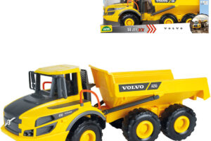 LENA Worxx car functional Volvo A25G yellow plastic in box LENA Worxx car functional Volvo A25G yellow plastic in box