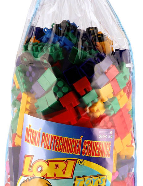 LORI 017 Baukasten 17 Großpackung für Kindergarten Bunte Würfel Set 500Stk.
