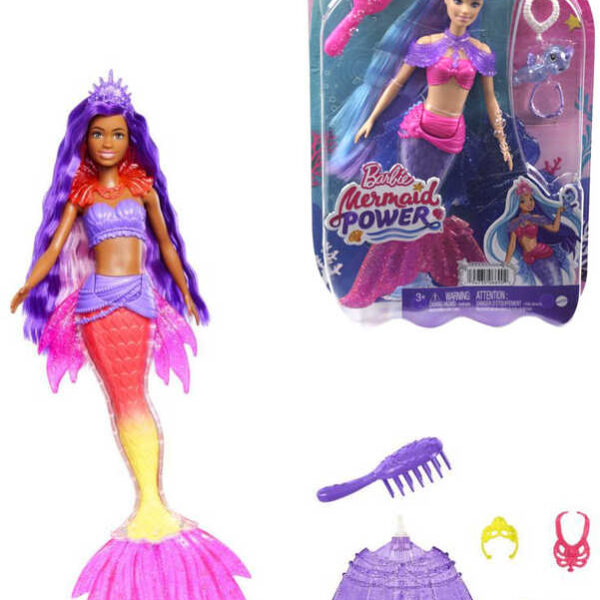 MATTEL BRB Barbie-Puppe Meerjungfrau Malibu / Brooklyn 2 Arten MATTEL BRB Barbie-Puppe Meerjungfrau Malibu / Brooklyn 2 Arten
