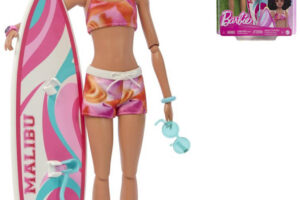 MATTEL BRB Barbie-Surferpuppe Spielset mit Zubehör im Karton MATTEL BRB Barbie-Surferpuppe Spielset mit Zubehör im Karton