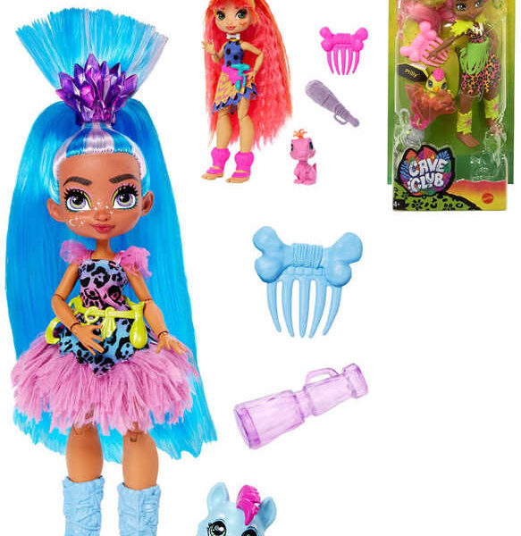 MATTEL Cave Club Puppenspielset mit Tieren und Zubehör verschiedener Typen MATTEL Cave Club Puppenspielset mit Tieren und Zubehör verschiedener Typen