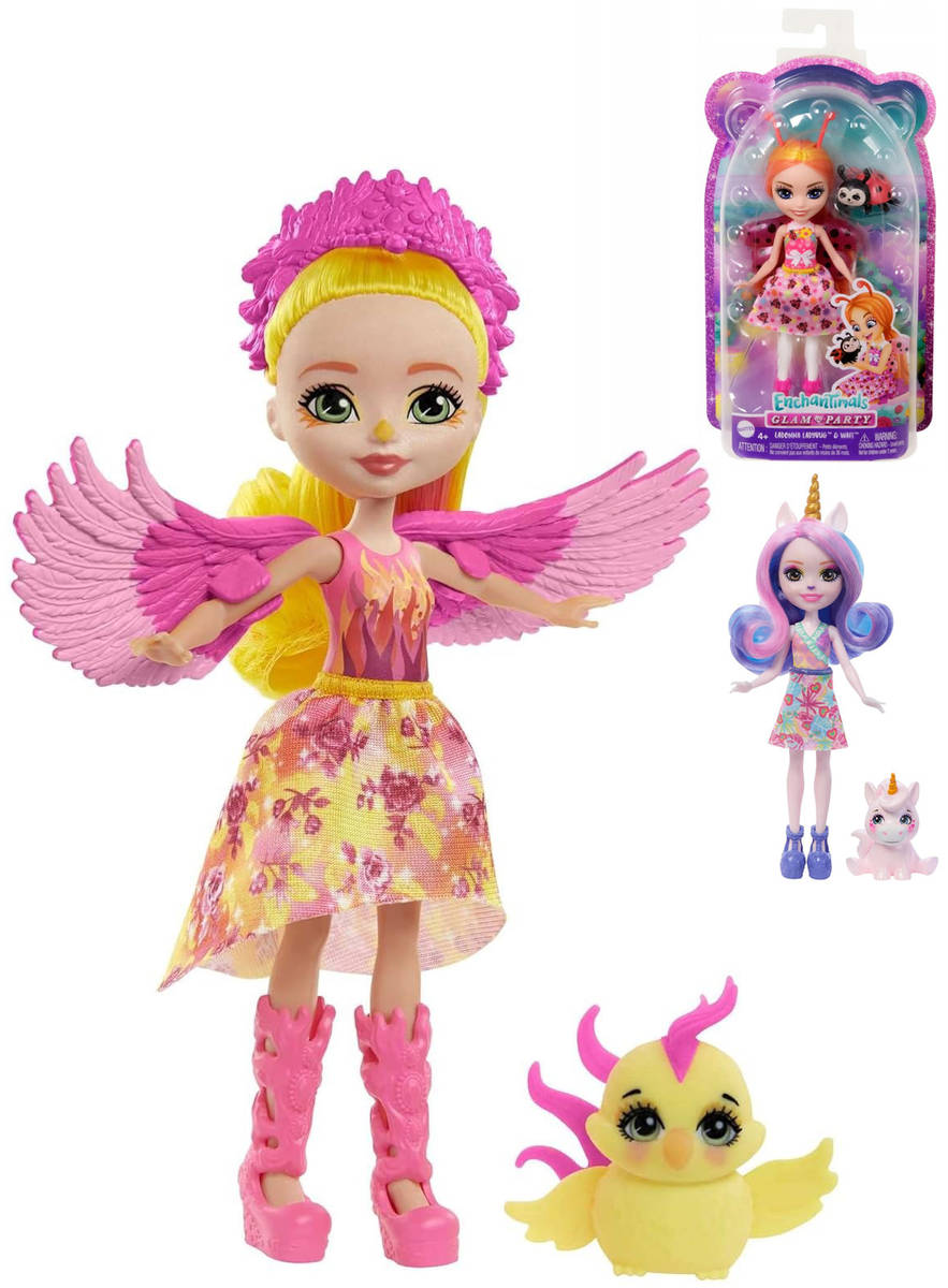 mattel-enchantimals-set-panenka-15cm-zviratko-7-druhu MATTEL Enchantimals Set Puppe 15cm + Haustier 7 Arten MATTEL Enchantimals Set Puppe 15cm + Haustier 7 Arten