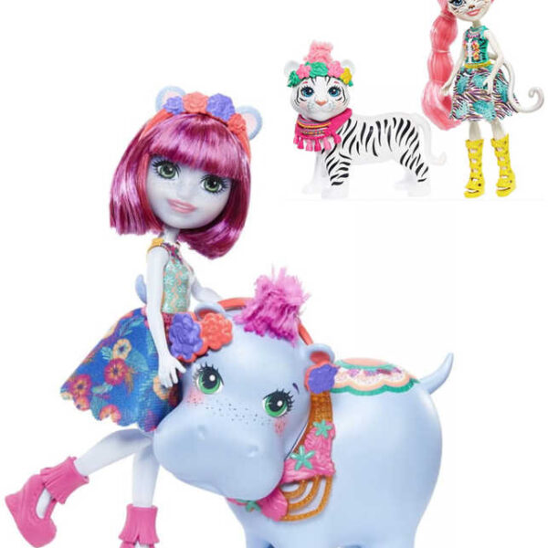 MATTEL Enchantimals Set Puppe + großes Tier 2 Arten Kunststoff MATTEL Enchantimals Set Puppe + großes Tier 2 Arten Kunststoff