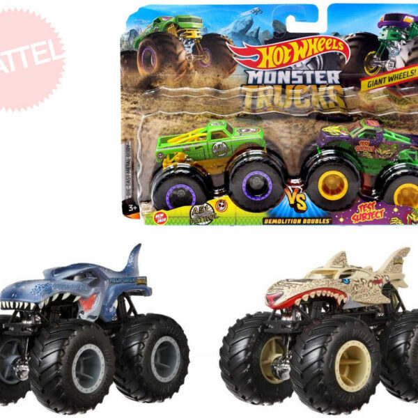 MATTEL HOT WHEELS Car Monster Trucks Set 2pcs große Räder Demolition Duo MATTEL HOT WHEELS Car Monster Trucks Set 2pcs große Räder Demolition Duo