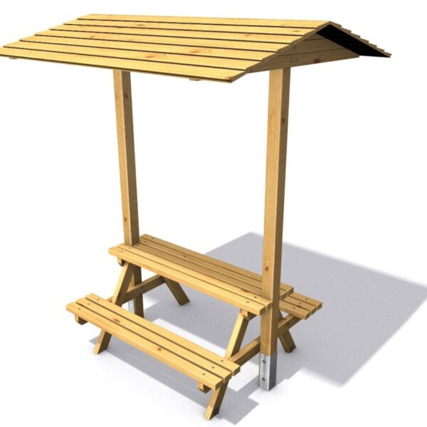 Monkey Picknicktisch mit Vordach Monkey Picknicktisch mit Vordach