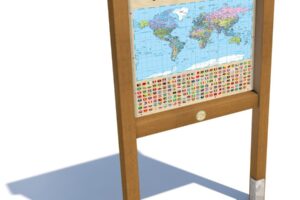Monkey's educational panel - Weltkarte 160 cm Monkey's educational panel - Weltkarte 160 cm