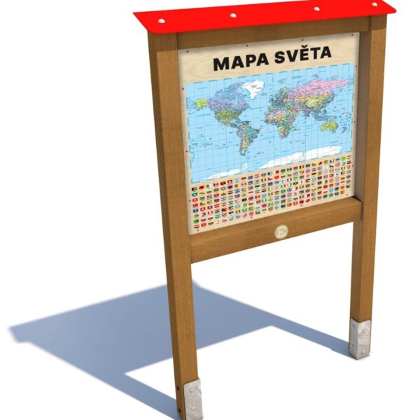 Monkey's educational panel - Weltkarte 160 cm Monkey's educational panel - Weltkarte 160 cm
