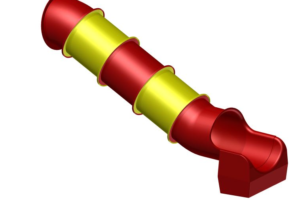 Toboggan gerade 6 m - für Anbauhöhe 3 m Toboggan gerade 6 m - für Anbauhöhe 3 m