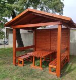Ruhepavillon mit Sitzgelegenheiten I - SMRK – Bild 3