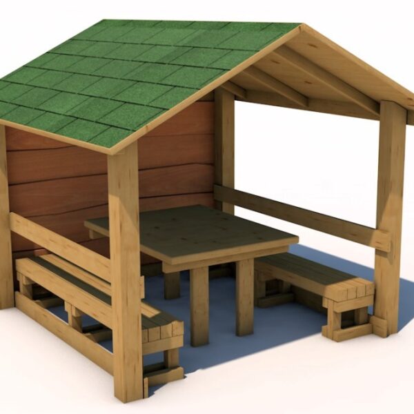 Ruhepavillon mit Sitzgelegenheit I - SMRK Ruhepavillon mit Sitzgelegenheit I - SMRK