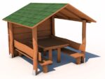 Ruhepavillon mit Sitzgelegenheit II - AKÁT Ruhepavillon mit Sitzgelegenheit II - AKÁT