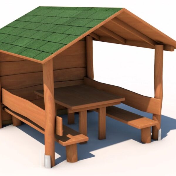 Ruhepavillon mit Sitzgelegenheit II - AKÁT Ruhepavillon mit Sitzgelegenheit II - AKÁT
