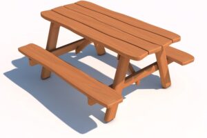 Picknicktisch aus Akazienholz 160 Picknicktisch aus Akazienholz 160