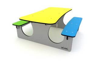 Picknicktisch farbig Picknicktisch farbig