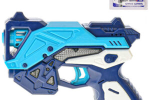 Kinder-Weltraumpistole 18cm batteriebetrieben Licht Ton 2 Farben Kunststoff Kinder-Weltraumpistole 18cm batteriebetrieben Licht Ton 2 Farben Kunststoff