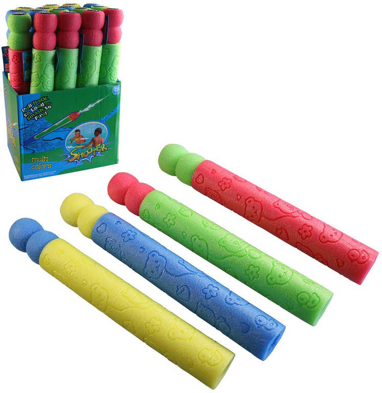 pistole-vodni-delo-44cm-penova-soft-trubice-na-vodu-4-barvy Pistolen-Wasserkanone 44cm Schaumstoff-Wasserschlauch 4 Farben Pistolen-Wasserkanone 44cm Schaumstoff-Wasserschlauch 4 Farben