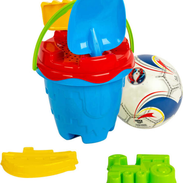 PL Sandeimer Schloss-Set mit Ball und Werkzeugen Kunststoff PL Sandeimer Schloss-Set mit Ball und Werkzeugen Kunststoff