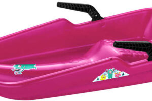 PLASTKON Kinderbob TWISTER ohne Sitz mit 2 Bremsen Rosa Kunststoff PLASTKON Kinderbob TWISTER ohne Sitz mit 2 Bremsen Rosa Kunststoff