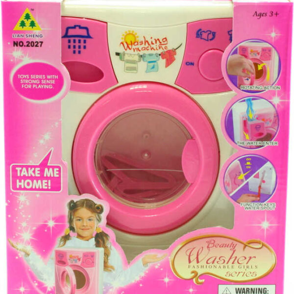 Wasser-Waschmaschine für Kinder Trommel-Set mit 2 batteriebetriebenen Armen Wasser-Waschmaschine für Kinder Trommel-Set mit 2 batteriebetriebenen Armen
