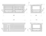 6 m2 (vier Verkaufsfenster)