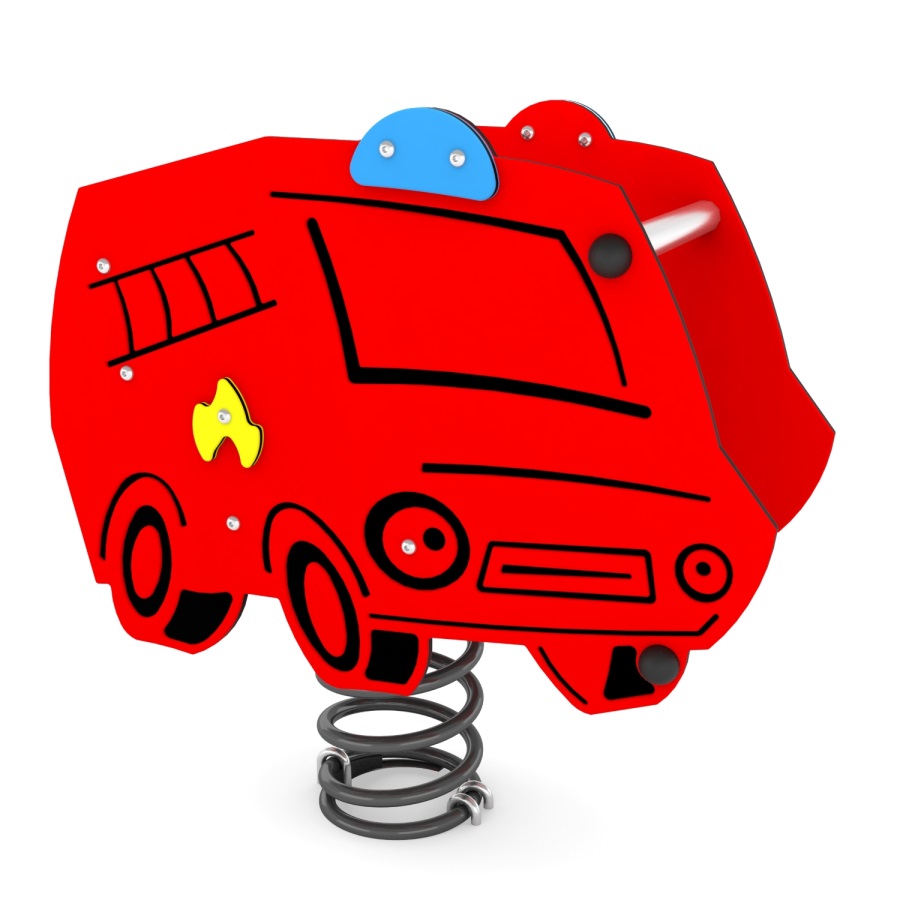 pruzinova-houpacka-pozarni-auto Spring Swing - Feuerwehrauto Spring Swing - Feuerwehrauto