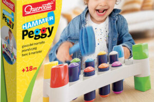 QUERCETTI Hammer Peggy Baby Hammer 8 Stifte mit Hammer QUERCETTI Hammer Peggy Baby Hammer 8 Stifte mit Hammer