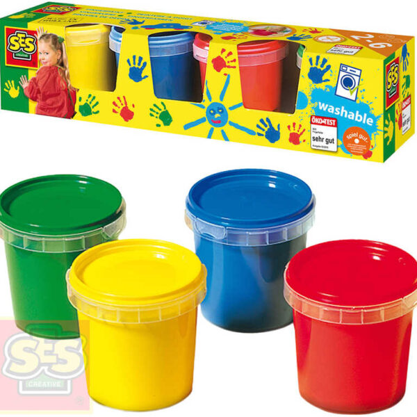 SES CREATIVE Baby Fingerfarben Set 4x150ml Fingerfarben SES CREATIVE Baby Fingerfarben Set 4x150ml Fingerfarben