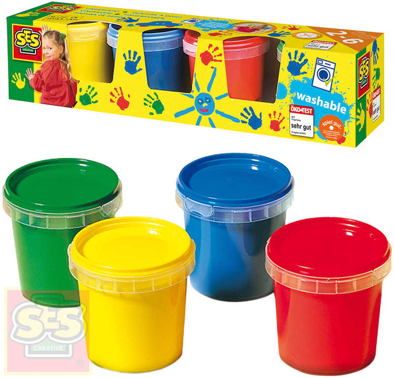 ses-creative-baby-barvy-prstove-set-4x150ml-malovani-prsty SES CREATIVE Baby Fingerfarben Set 4x150ml Fingerfarben SES CREATIVE Baby Fingerfarben Set 4x150ml Fingerfarben