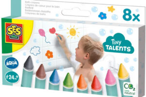 SES CREATIVE Baby-Wachse 8 Farben für Badeset 8pcs für Wasser SES CREATIVE Baby-Wachse 8 Farben für Badeset 8pcs für Wasser