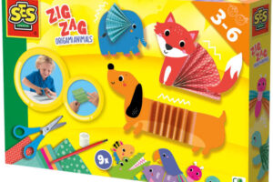 SES CREATIVE Tiere Origami Zig-Zag Kreativset Puzzle in Box SES CREATIVE Tiere Origami Zig-Zag Kreativset Puzzle in Box