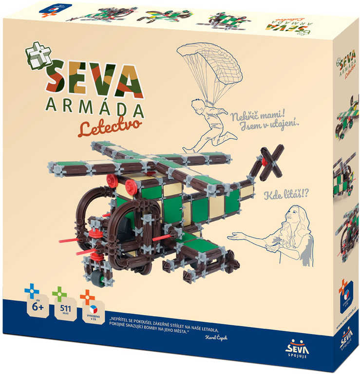 seva-armada-letectvo-polytechnicka-stavebnice-511-dilku SEVA ARMY Aviation polytechnic BUILDING BOOK 511 pieces SEVA ARMY Aviation polytechnic BUILDING BOOK 511 pieces