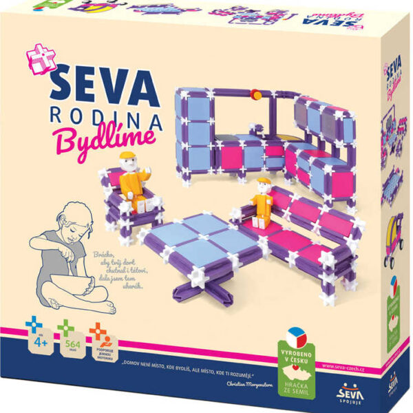 SEVA Familie Wir wohnen in Plastik BAUSTEIN 564 tlg. SEVA Familie Wir wohnen in Plastik BAUSTEIN 564 tlg.