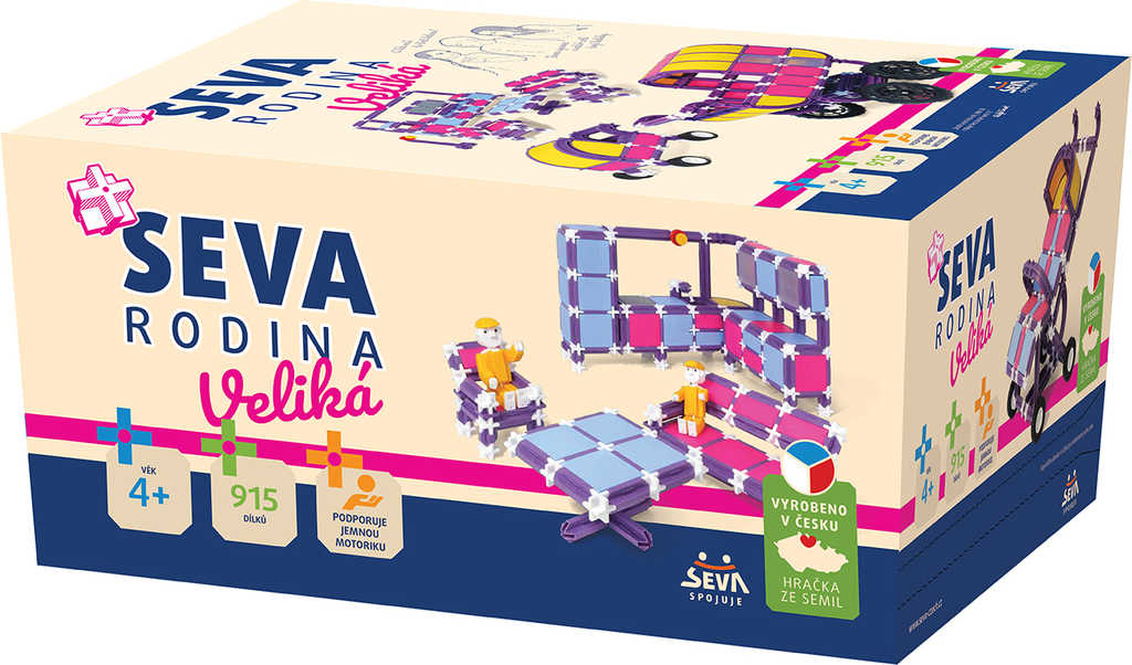 seva-rodina-velika-plastova-xl-stavebnice-915-dilku-v-krabici SEVA FAMILY Großer Plastik-XL-BAUKASTEN 915 Teile im Karton SEVA FAMILY Großer Plastik-XL-BAUKASTEN 915 Teile im Karton