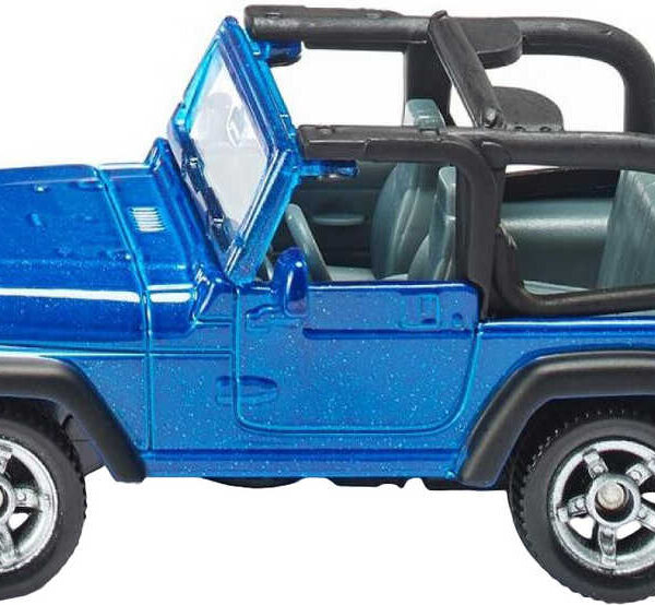 SIKU Auto Jeep Wrangler blau Modell 7cm Metall SIKU Auto Jeep Wrangler blau Modell 7cm Metall
