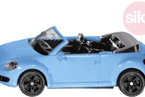 SIKU Auto blau VW Käfer The Beetle Cabrio Modell Metall 1505 SIKU Auto blau VW Käfer The Beetle Cabrio Modell Metall 1505