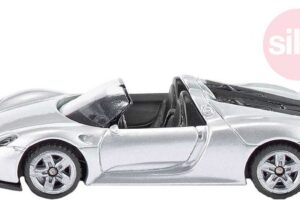 SIKU Auto Beifahrer Porsche 918 Spider silbernes Modell 1:55 Metall SIKU Auto Beifahrer Porsche 918 Spider silbernes Modell 1:55 Metall