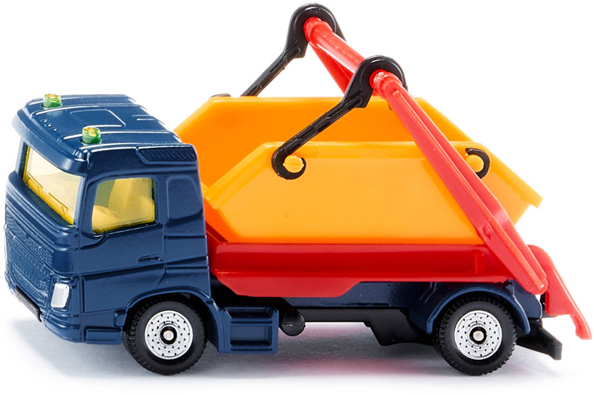 siku-auto-s-kontejnerem-svoz-komunalniho-odpadu-model-kov-1298 SIKU Auto mit Container kommunale Abfallsammlung Modell Metall 1298 SIKU Auto mit Container kommunale Abfallsammlung Modell Metall 1298