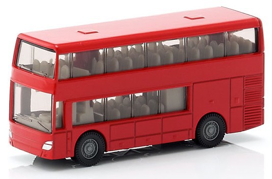 siku-autobus-dvoupatrovy-kovovy-1321 SIKU Doppeldeckerbus Metall 1321 SIKU Doppeldeckerbus Metall 1321