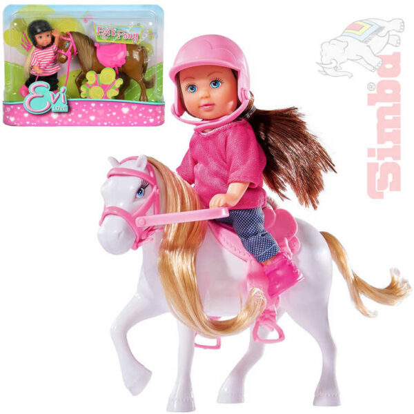 SIMBA Evička Puppen-Set mit Pony 3 Typen SIMBA Evička Puppen-Set mit Pony 3 Typen