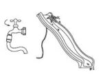 Monkey's Home Eko-Line mit Wasseranschluss blau 2,90 m 7 Jahre Garantie + Geschenk – Bild 7