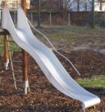 Edelstahlrutsche Breite 50 - für Bauhöhe 1m – Bild 4