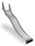 Edelstahlrutsche Breite 50 - für Bauhöhe 2m Edelstahlrutsche Breite 50 - für Bauhöhe 2m