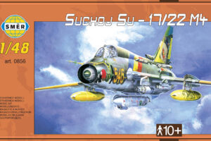 SMĚR Modell Sukhoi SU-17/22 M4 Kampfflugzeug (Bausatz Flugzeug) SMĚR Modell Sukhoi SU-17/22 M4 Kampfflugzeug (Bausatz Flugzeug)