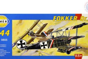 SMIR Modellflugzeug Fokker Dr.1 1:44 (Bausatz Flugzeug) SMIR Modellflugzeug Fokker Dr.1 1:44 (Bausatz Flugzeug)