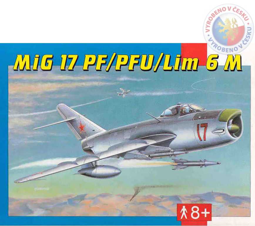 smer-model-letadlo-mig-17-pf-pfu-1-48-stavebnice-letadla SMĚR Modellflugzeug MIG-17 PF/PFU 1:48 (Bausatz Flugzeug) SMĚR Modellflugzeug MIG-17 PF/PFU 1:48 (Bausatz Flugzeug)