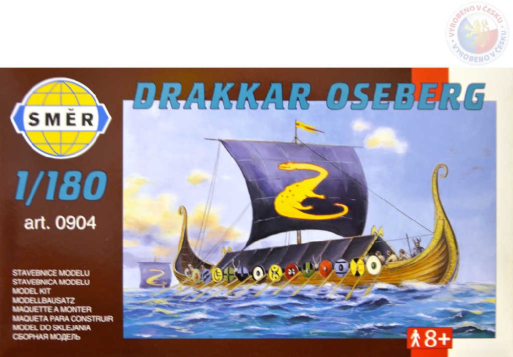smer-model-lod-drakkar-oseberg-1-180-stavebnice-lode SMER Modellschiff Drakkar Oseberg 1:180 (Schiffbausatz) SMER Modellschiff Drakkar Oseberg 1:180 (Schiffbausatz)